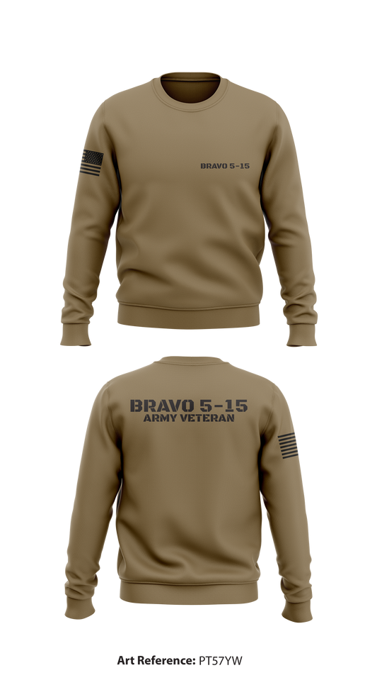 Bravo 5-15 Store 1 Core Men's Crewneck Performance Sweatshirt - pT57YW