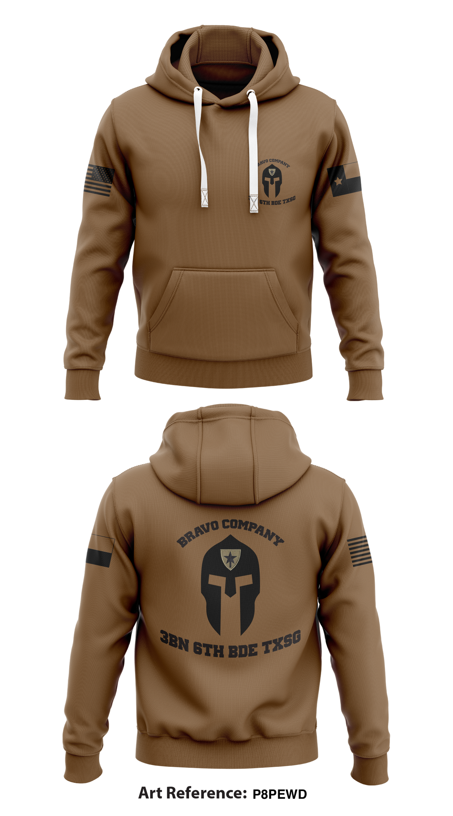Bravo Company 3BN 6th BDE TXSG  Store 1  Core Men's Hooded Performance Sweatshirt - p8PEwd