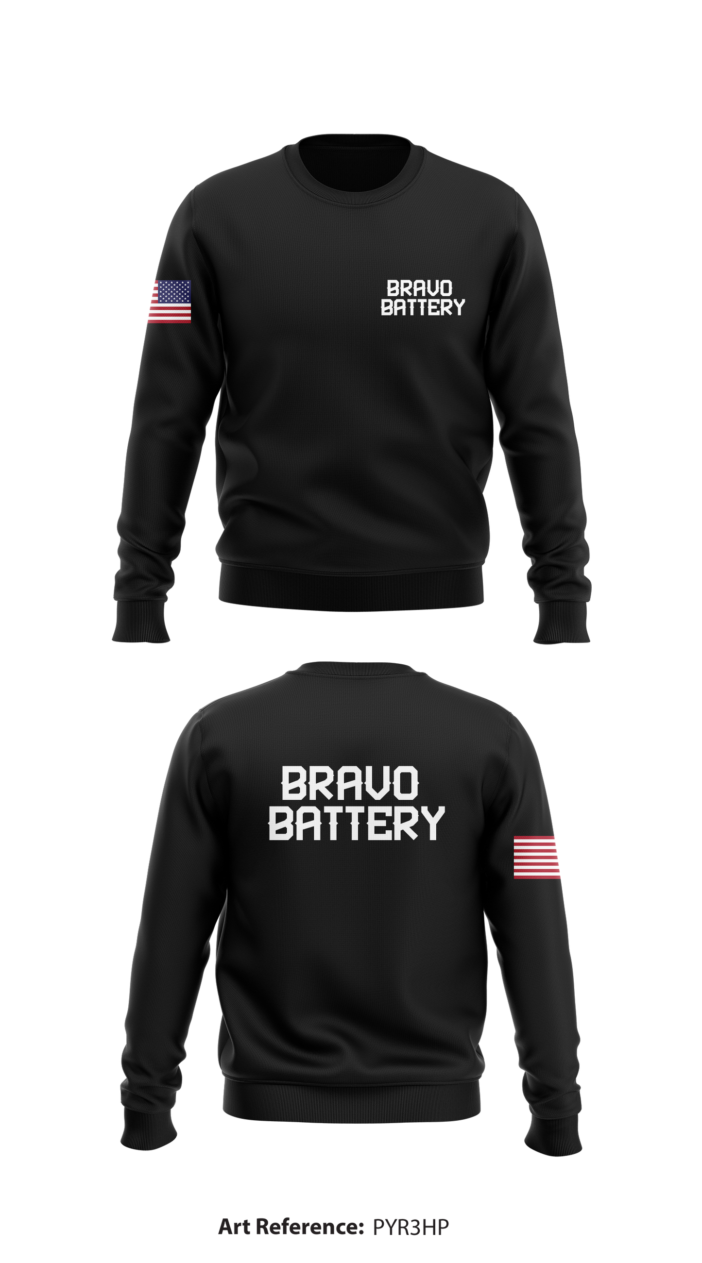 Bravo Battery Store 1 Core Men's Crewneck Performance Sweatshirt - pyR3Hp
