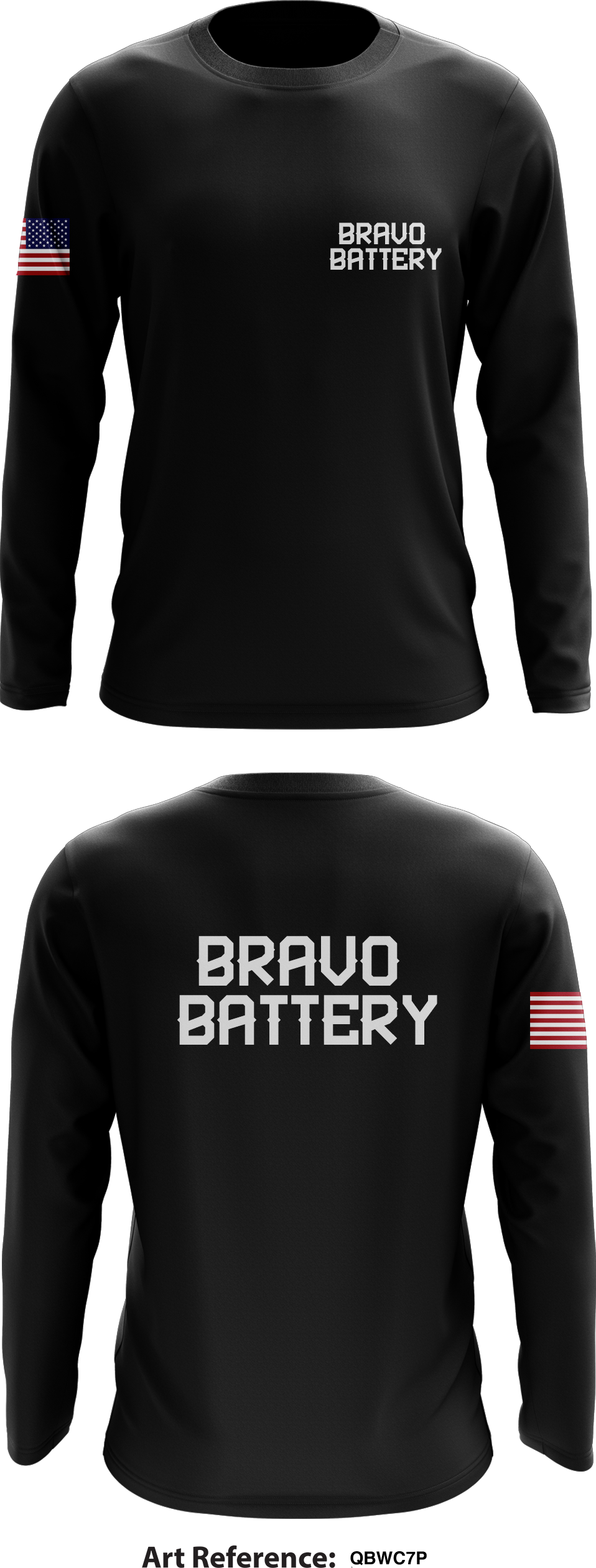 Bravo Battery Store 1 Core Men's LS Performance Tee - qBWC7P