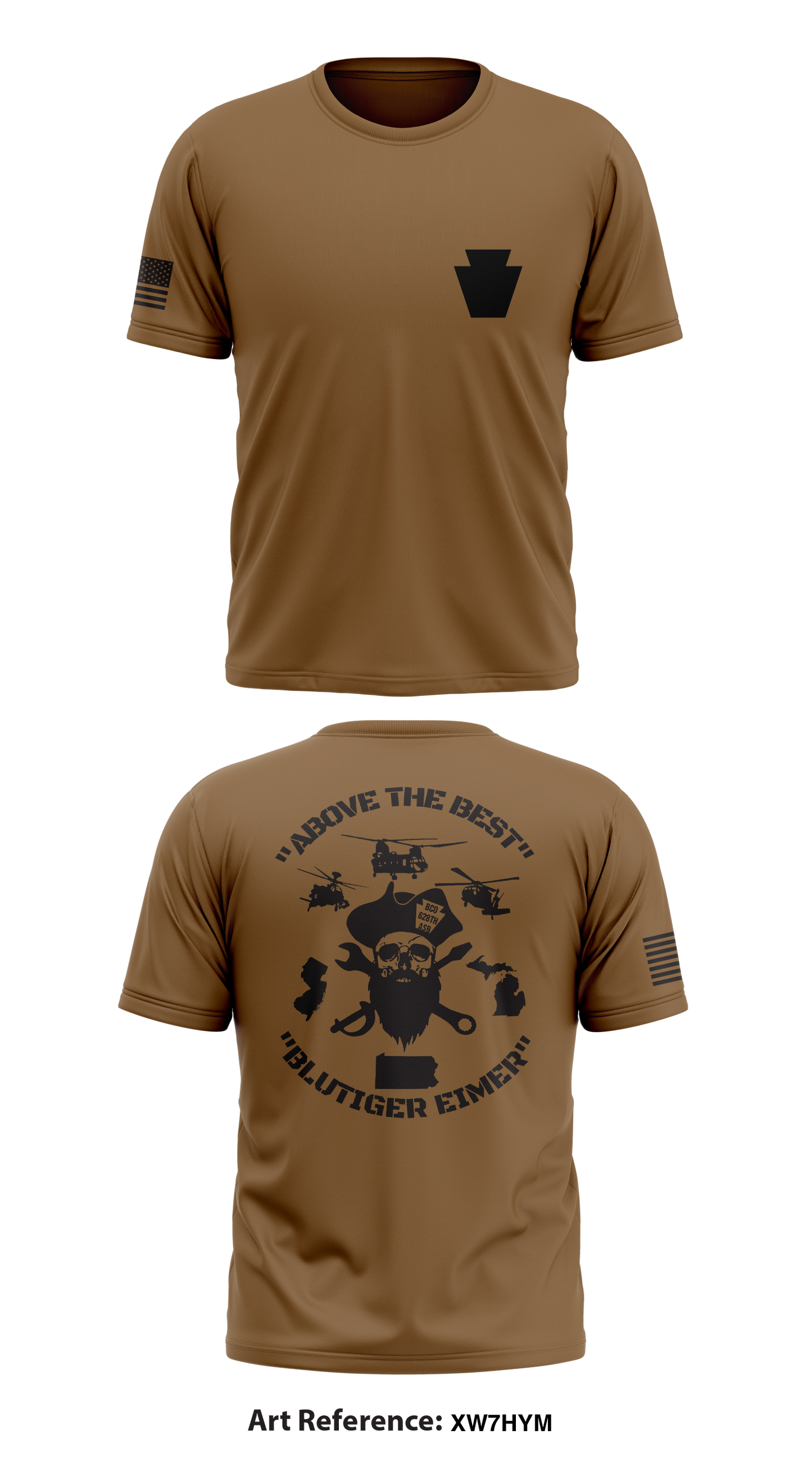 Bravo Company Pirates Store 1 Core Men's SS Performance Tee - XW7Hym