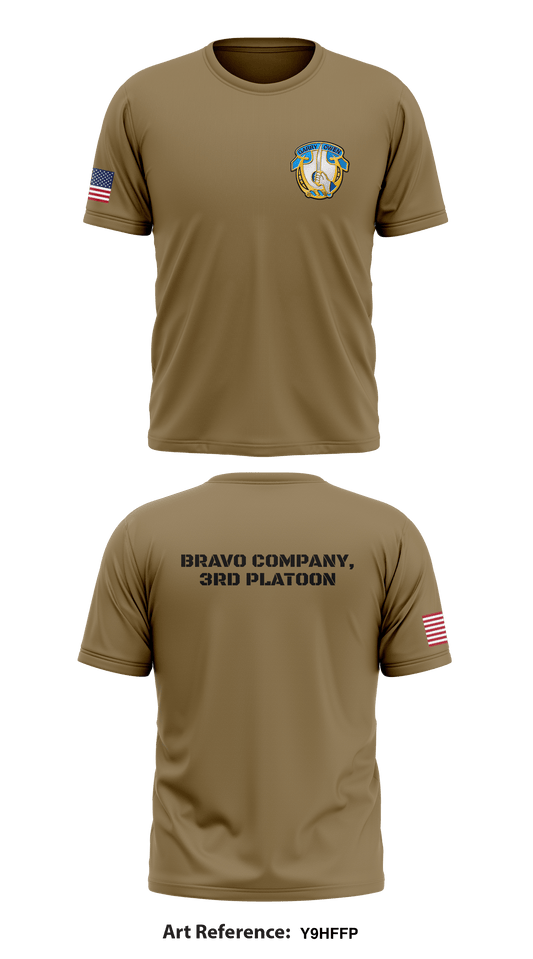 Bravo Company, 3rd Platoon Store 1 Core Men's SS Performance Tee - Y9Hffp