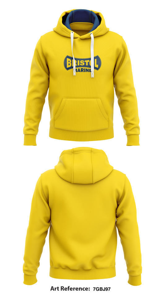 Bristol Marine  Core Men's Hooded Performance Sweatshirt - 7GBj97