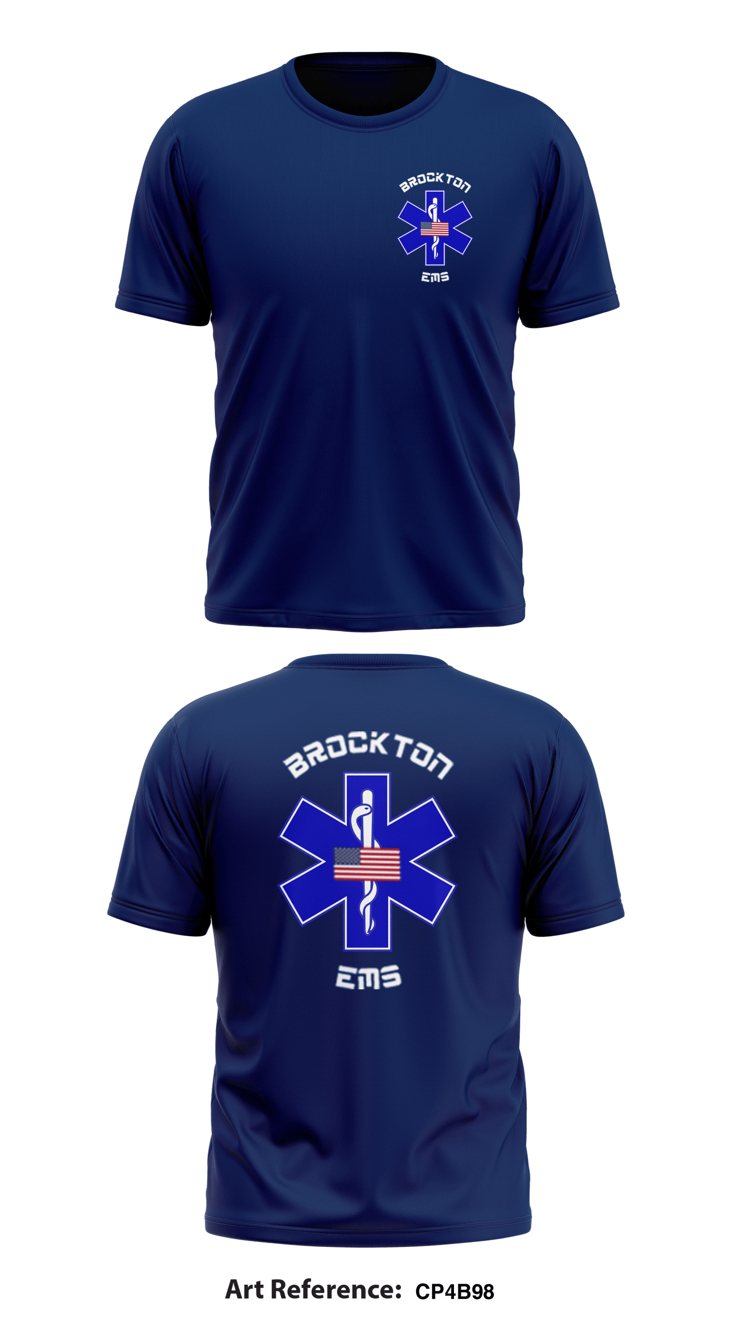 Brockton EMS Store 1 Core Men's SS Performance Tee - CP4b98