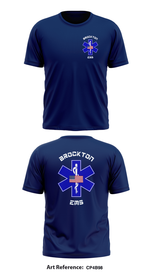 Brockton EMS Store 1 Core Men's SS Performance Tee - CP4b98