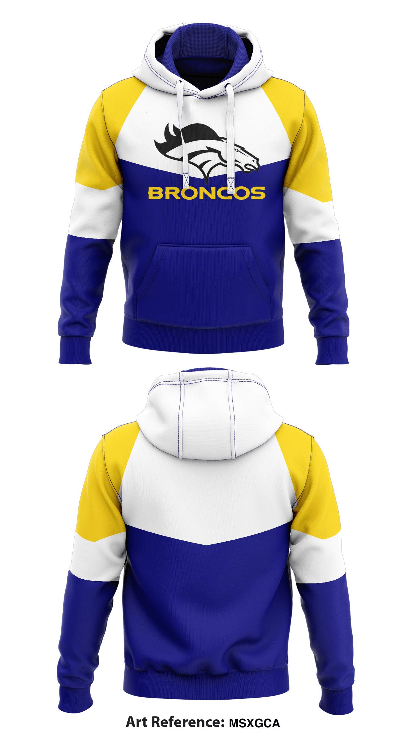 Burrillville Broncos Store 1 Core Men's Hooded Performance Sweatshirt -  MsxgCa