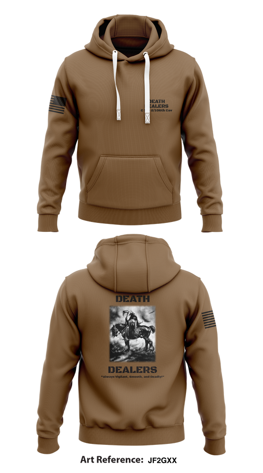 C Trp 2/16th Cav Store 1  Core Men's Hooded Performance Sweatshirt - Jf2Gxx