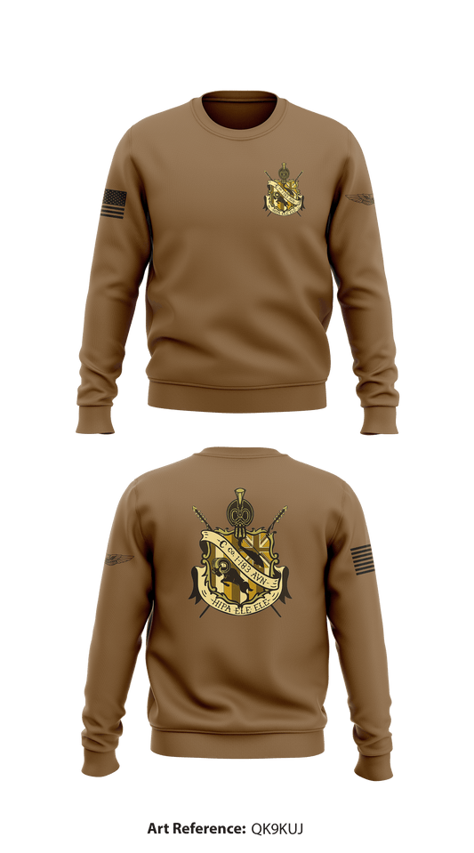 C.Co.1-183rd AVN REGT Store 1 Core Men's Crewneck Performance Sweatshirt - QK9kUj