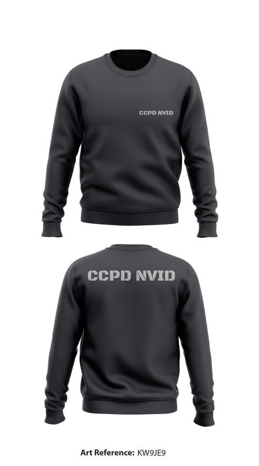 CCPD NVID Store 1 Core Men's Crewneck Performance Sweatshirt - Kw9JE9