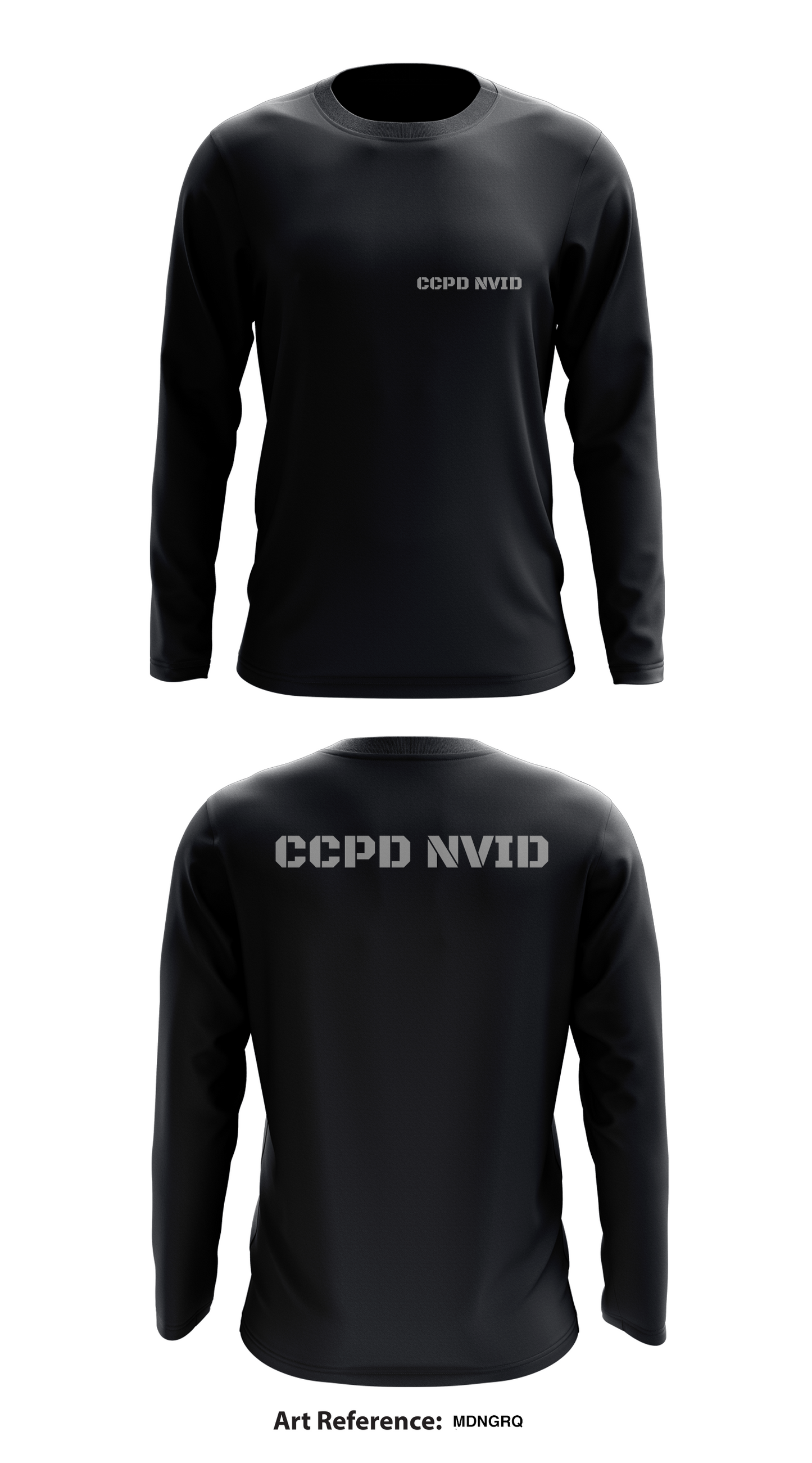 CCPD NVID Store 1  Core Men's LS Performance Tee - MdngRQ