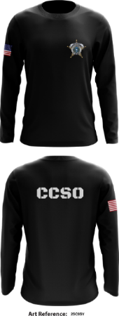 CCSO Core Men's LS Performance Tee - 2sC9Sy