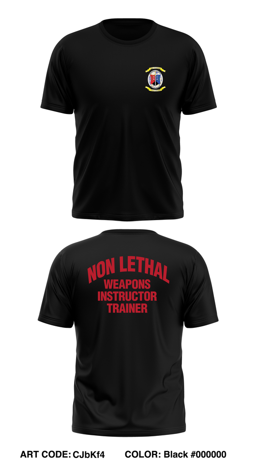 DoD Interservice Non Lethal Weapons Instructor Trainer Course Performance Short Sleeve Core Men's SS Performance Tee - CJbKf4