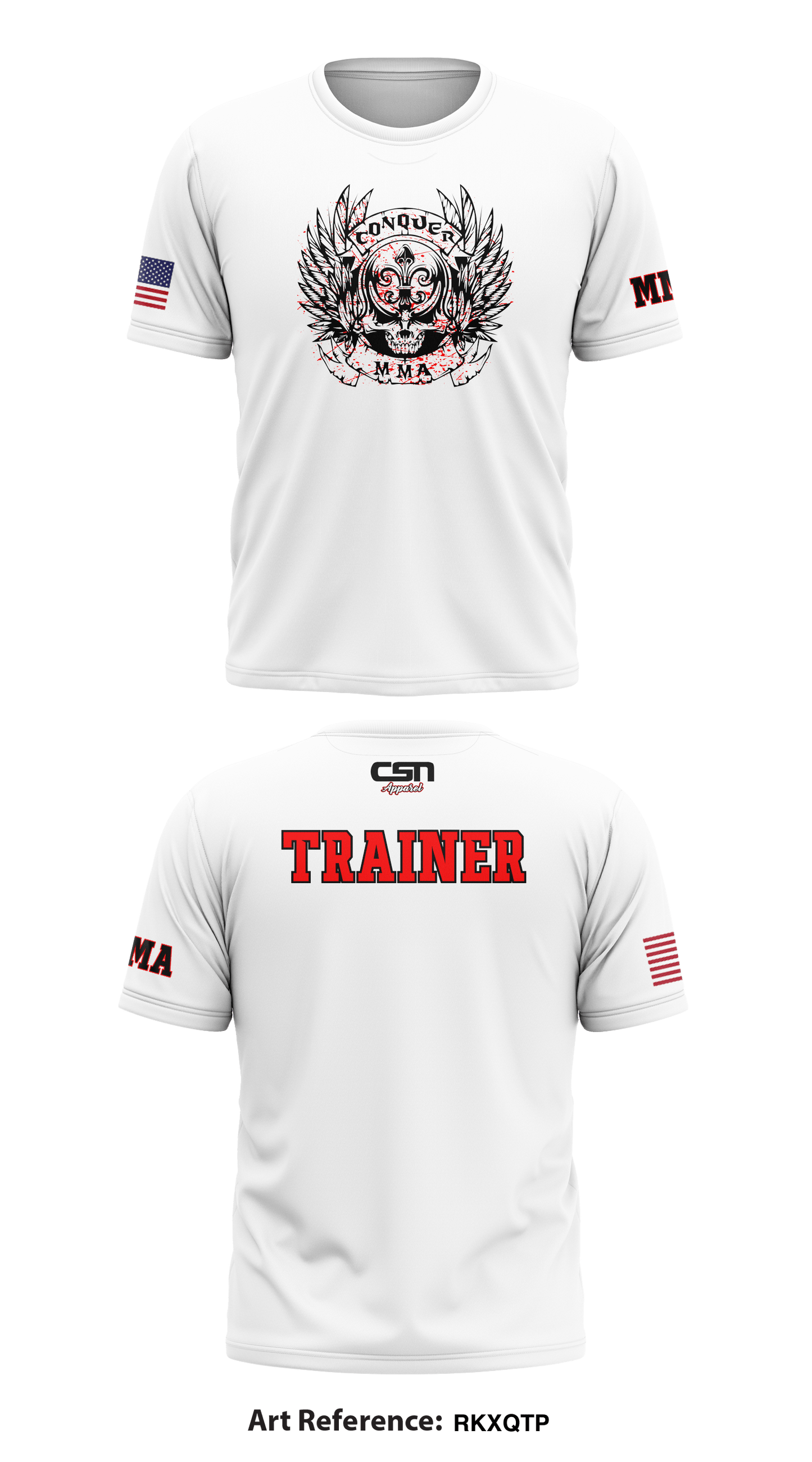 Conquer MMA Store 1 Core Men's SS Performance Tee - RKxqtP