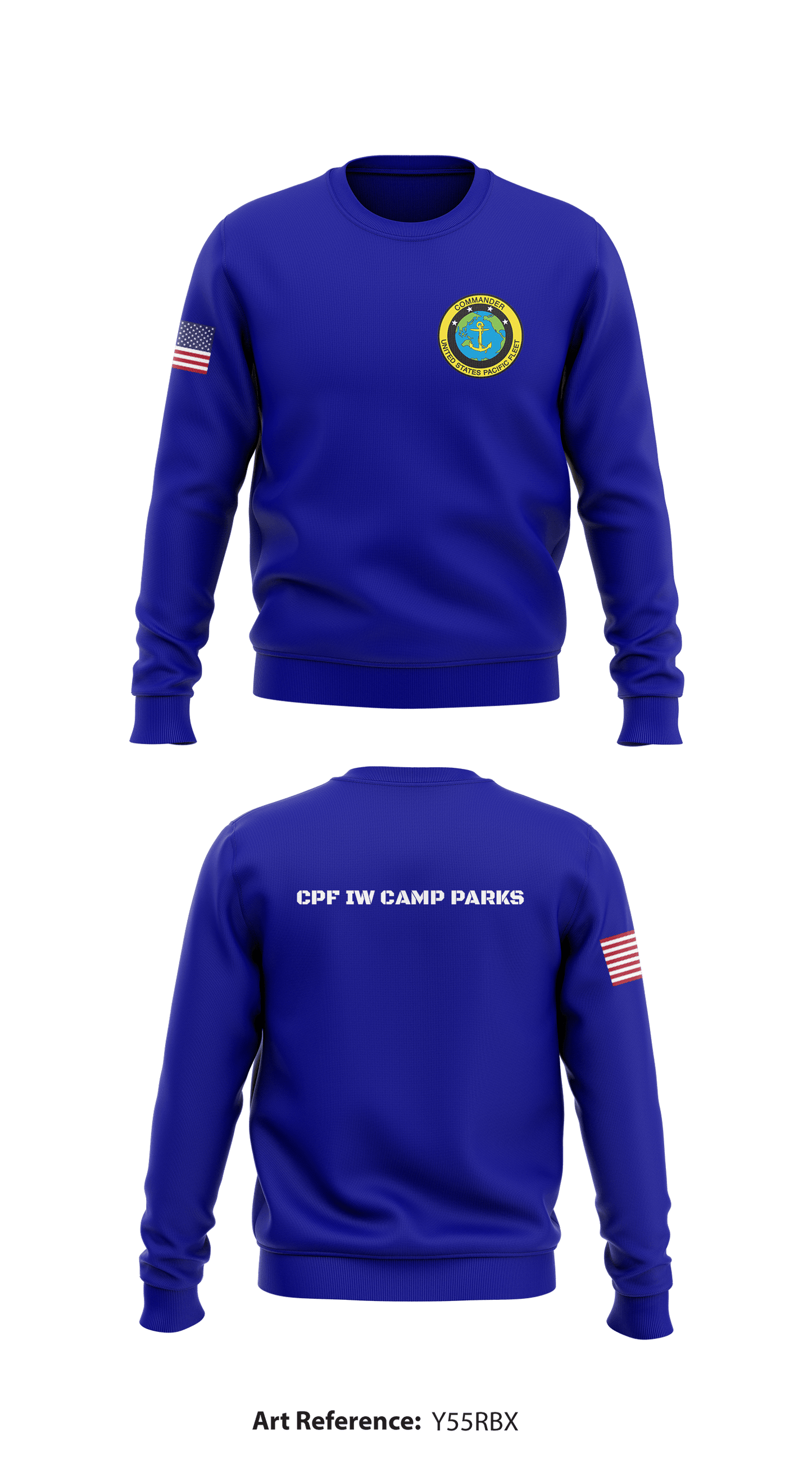 CPF IW CAMP PARKS Store 1 Core Men's Crewneck Performance Sweatshirt - Y55RBx