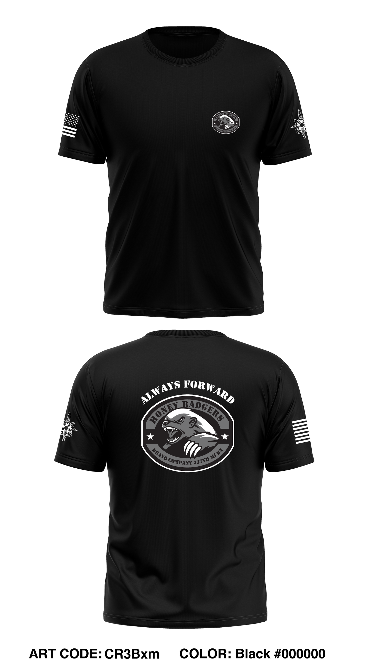 B 337th MI BN Store 1 Core Men's SS Performance Tee - CR3Bxm