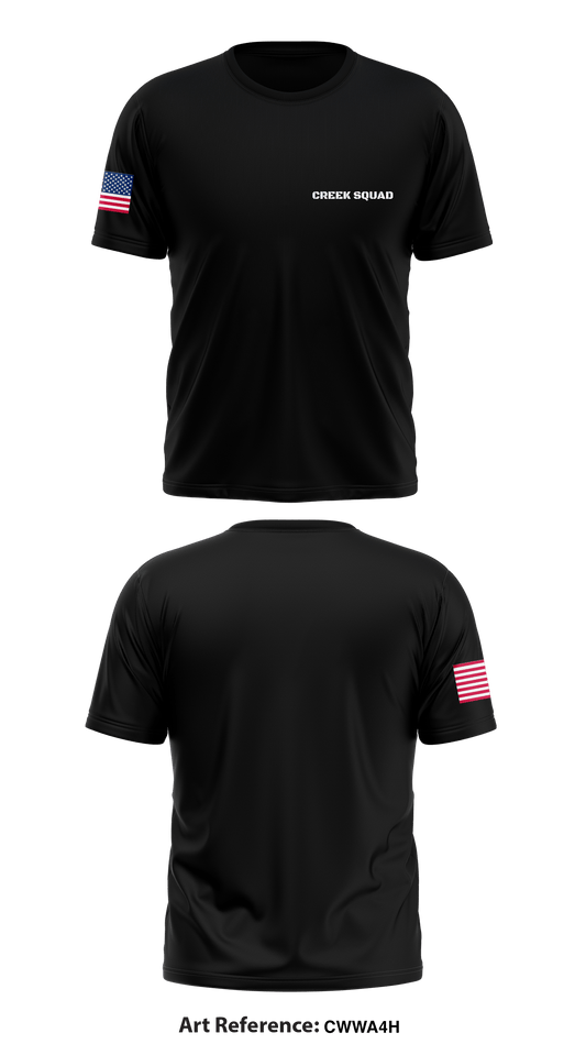 CREEK SQUAD Store 1 Core Men's SS Performance Tee - Cwwa4H