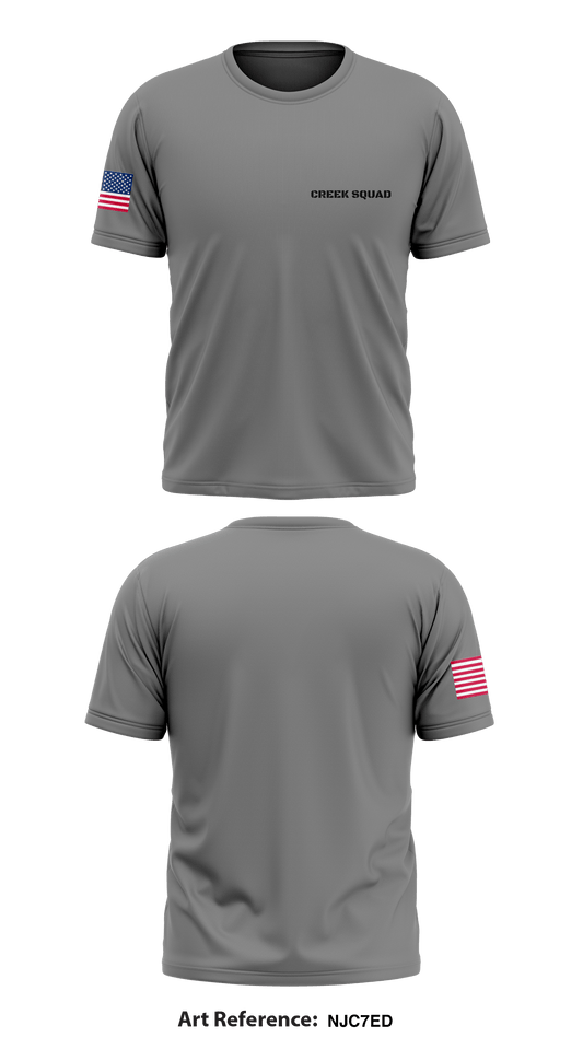CREEK SQUAD Store 1 Core Men's SS Performance Tee - njC7ed