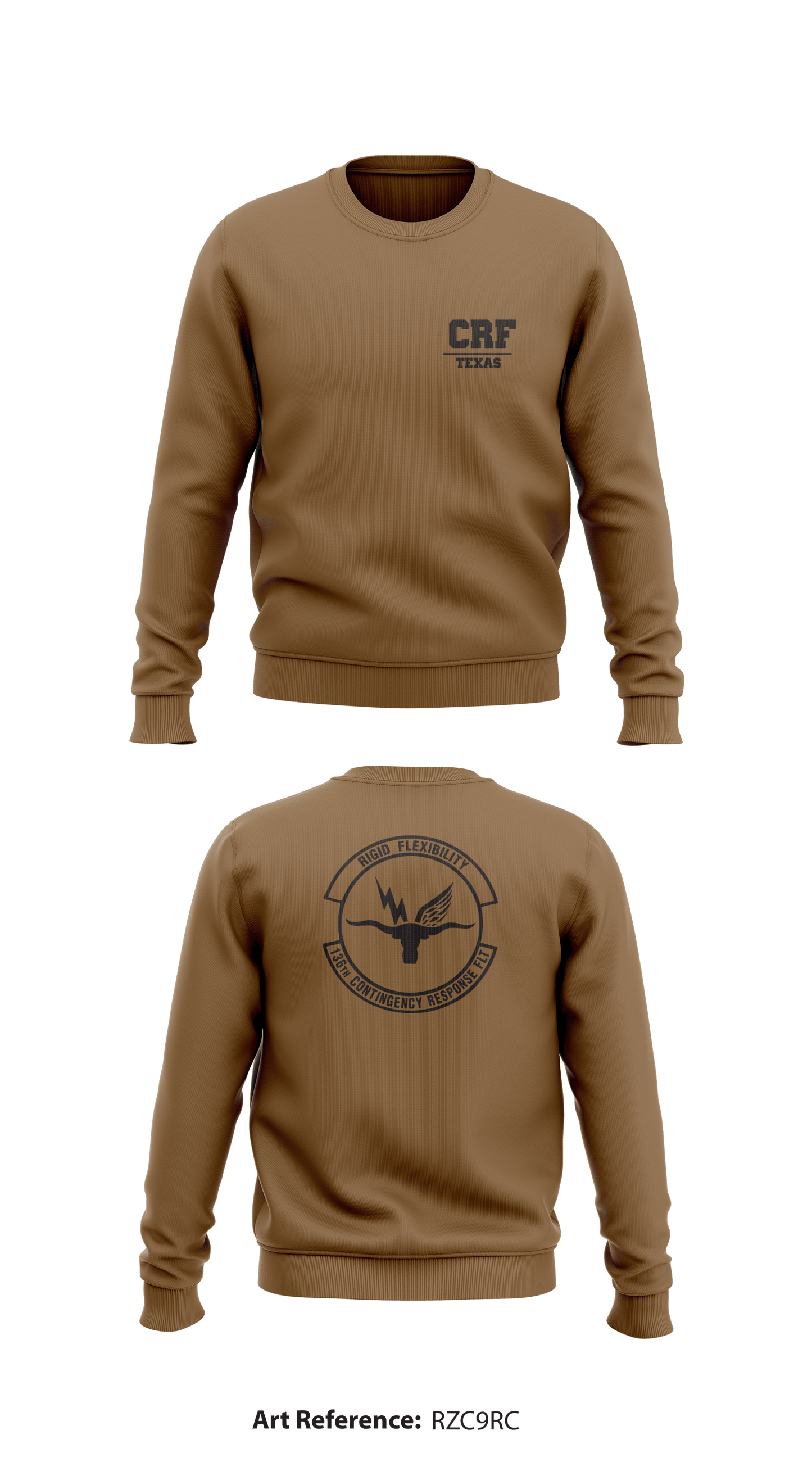C.R.F Core Men's Crewneck Performance Sweatshirt - RZC9rC