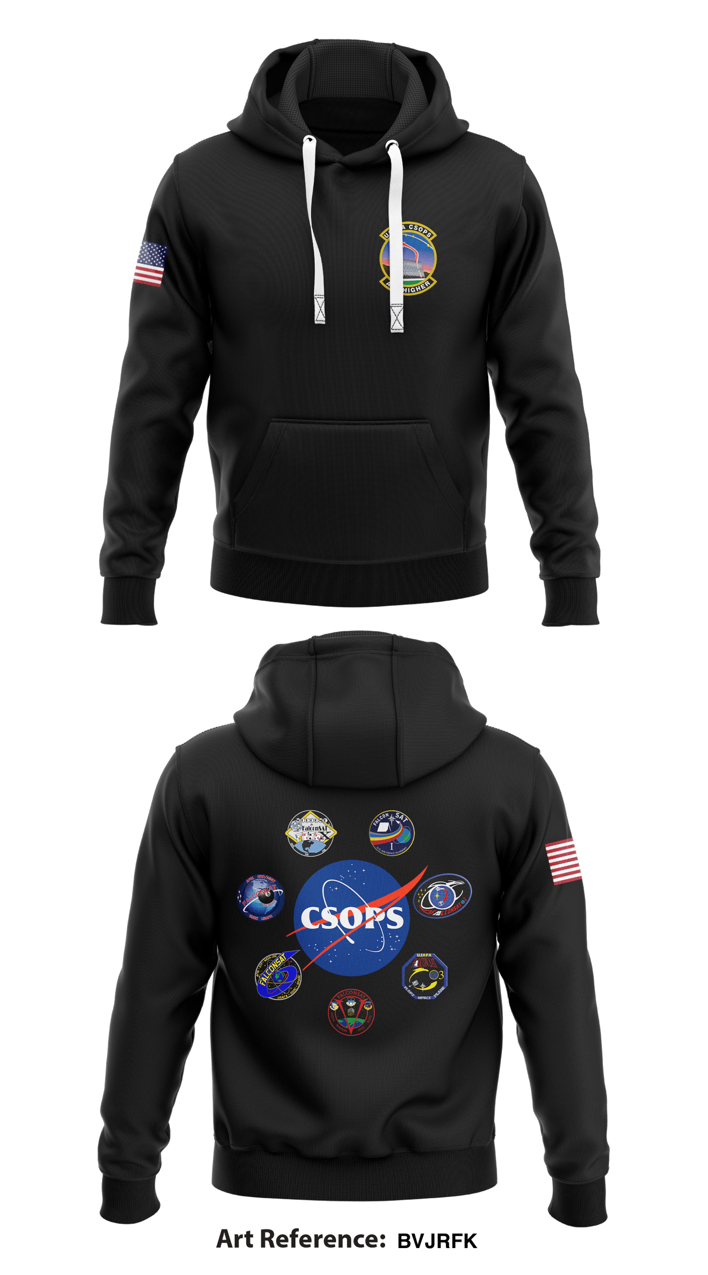 Cadet Space Operations Squadron (CSOPS) Store 1  Core Men's Hooded Performance Sweatshirt - BVJRFk