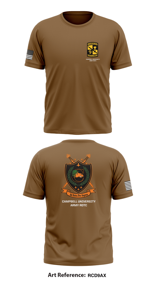 Campbell University Army ROTC Store 1 Core Men's SS Performance Tee - RCD9ax