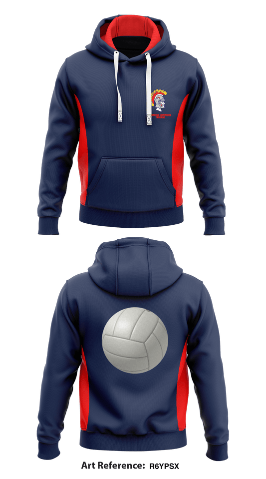 Camrose Composite Trojans  Core Men's Hooded Performance Sweatshirt - r6yPsX