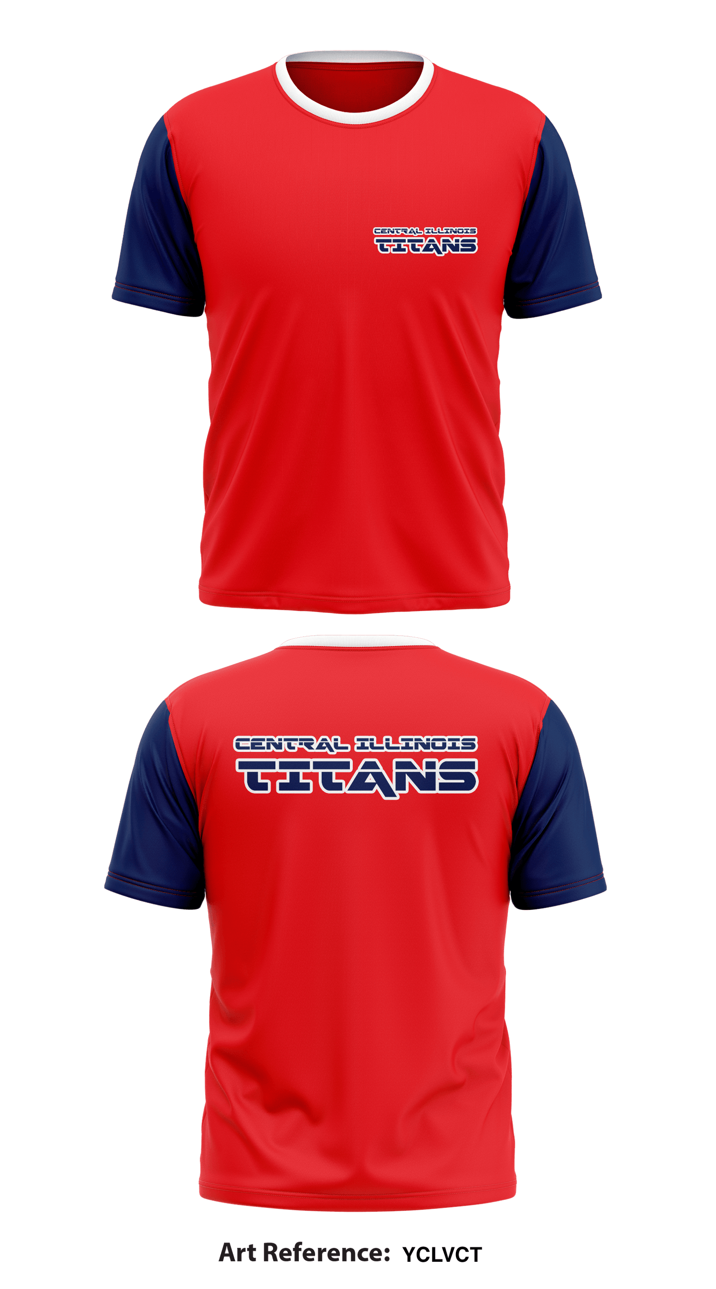 Central Illinois Titans Store 1 Core Men's SS Performance Tee - YCLvCT