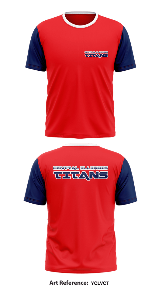 Central Illinois Titans Store 1 Core Men's SS Performance Tee - YCLvCT