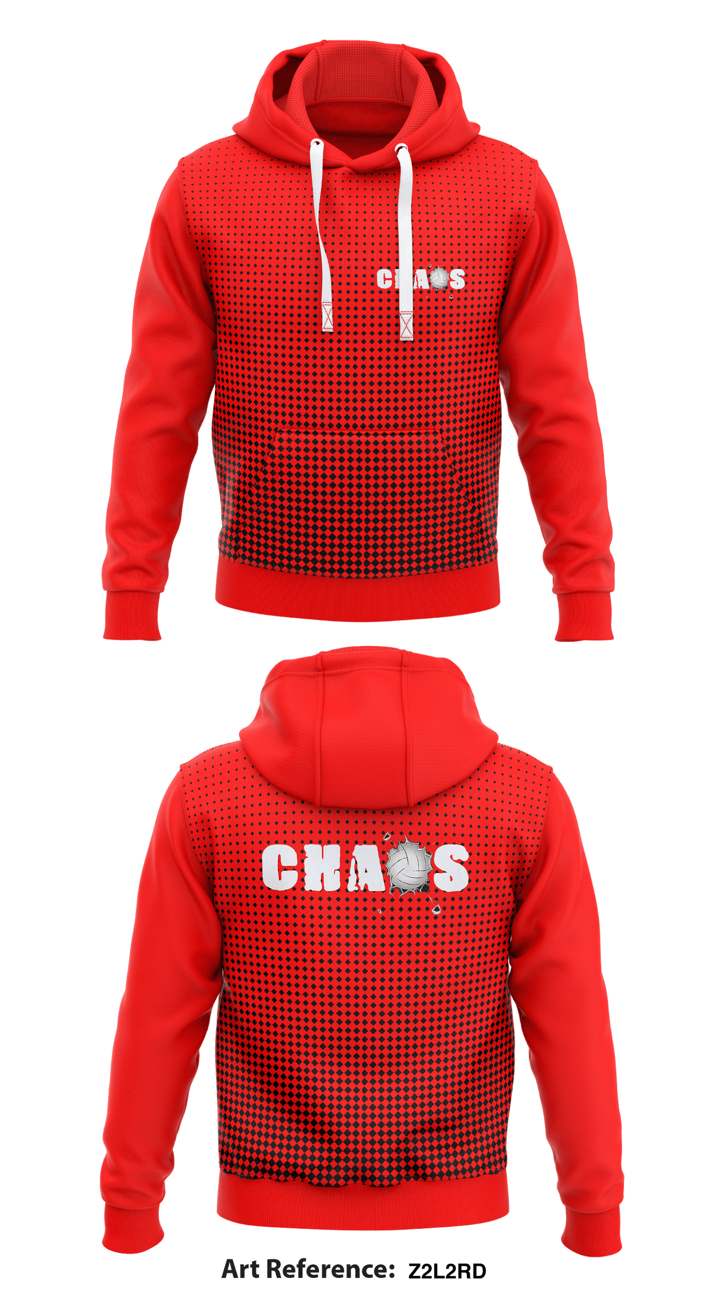 CHAOS Store 3 Core Men's Hooded Performance Sweatshirt - z2L2rD