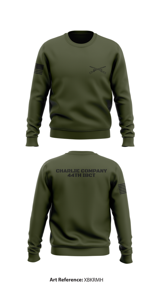 Charlie company 44th IBCT Store 1 Core Men's Crewneck Performance Sweatshirt - XbKrMh