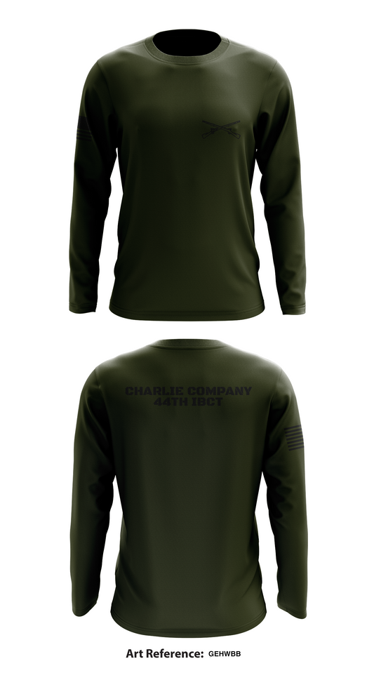Charlie company 44th IBCT Store 1  Core Men's LS Performance Tee - GehwBb
