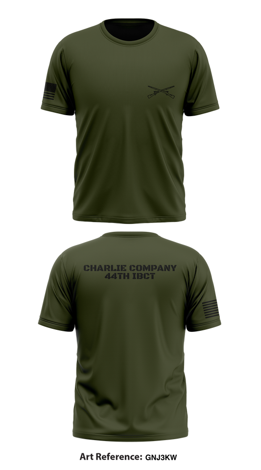 Charlie company 44th IBCT Store 1 Core Men's SS Performance Tee - Gnj3Kw