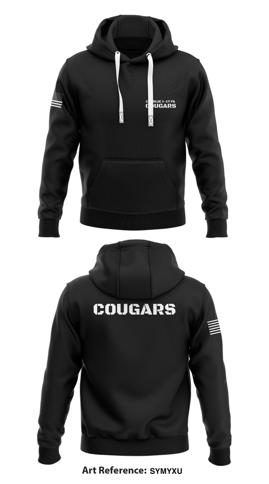 Charlie 1-17 FA Cougars Store 1 Core Men's Hooded Performance Sweatshirt - SyMyXu