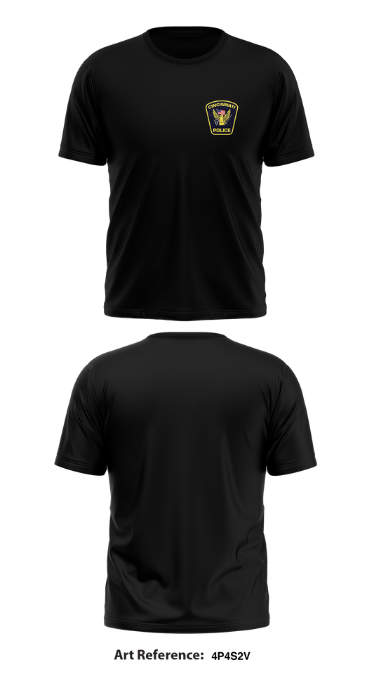 Cincinnati Police Department Store 1 Core Men's SS Performance Tee - 4p4S2v