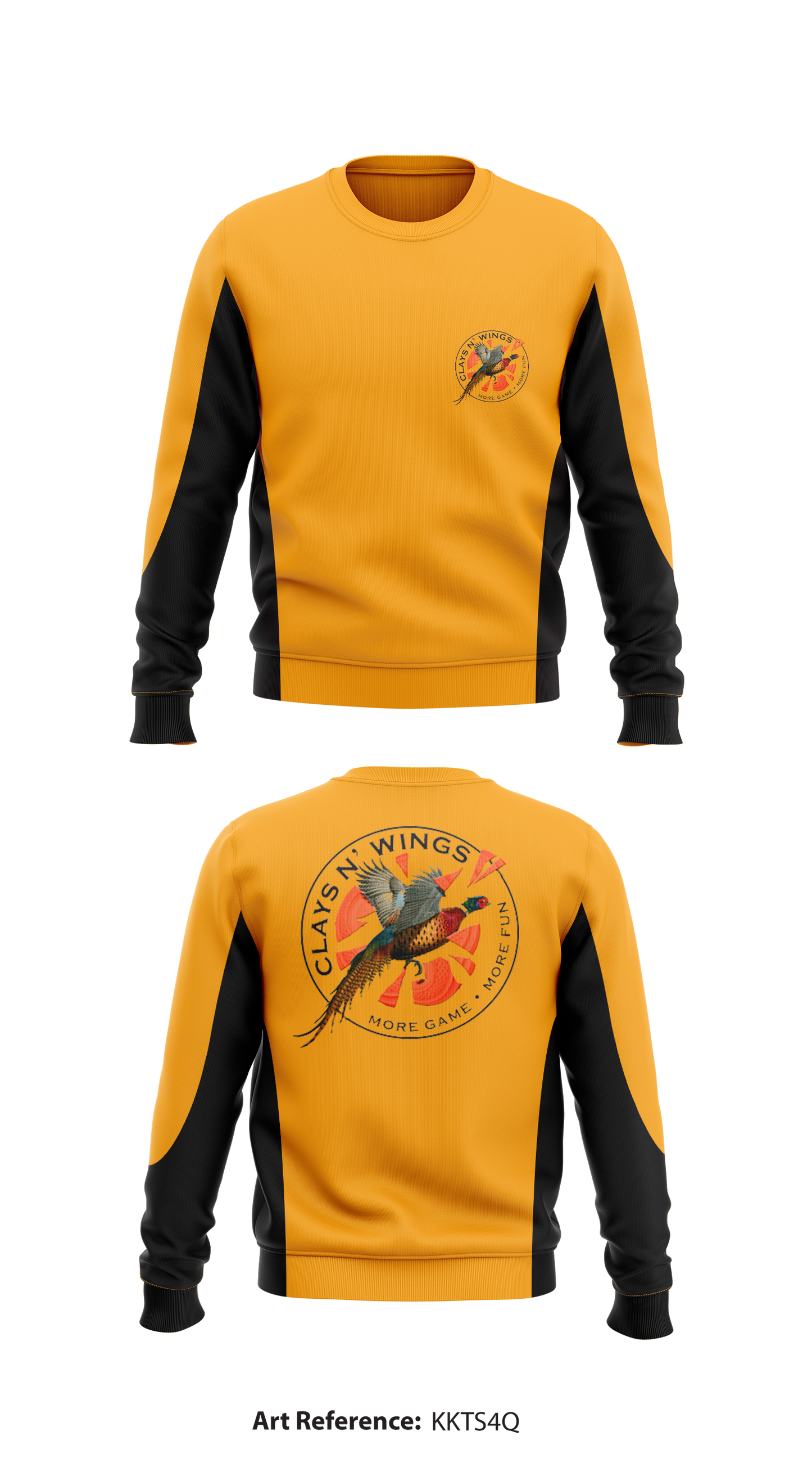 Clays N' Wings Shooting Instruction Store 1 Core Men's Crewneck Performance Sweatshirt - kKTs4q