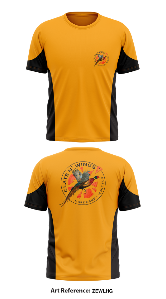 Clays N' Wings Shooting Instruction Store 1 Core Men's SS Performance Tee - ZEWLHG