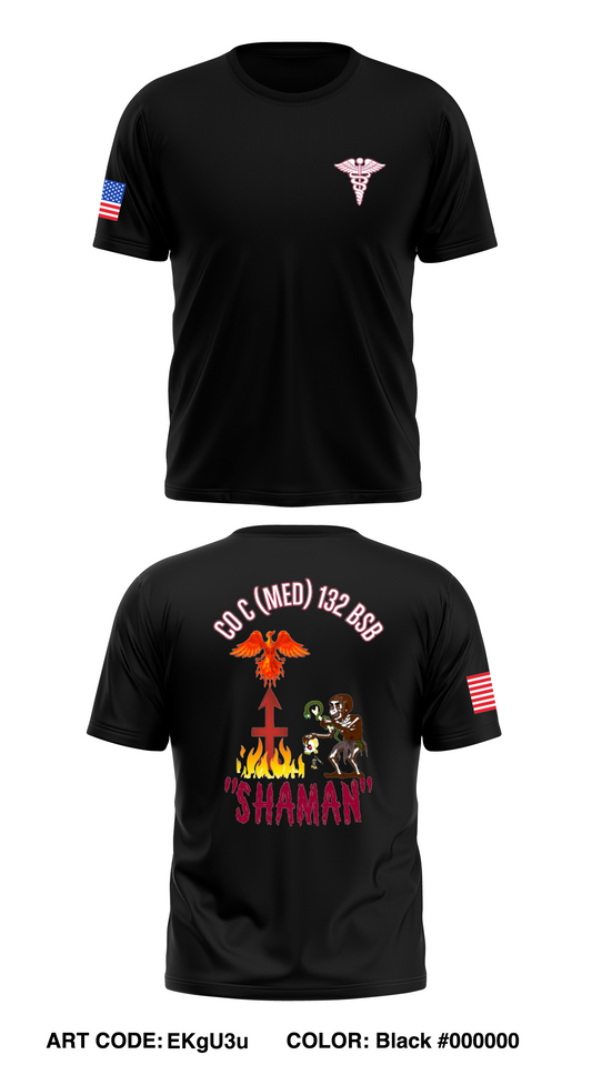 Co C (MED), 132 BSB, 32d IBCT Store 1 Core Men's SS Performance Tee - EKgU3u