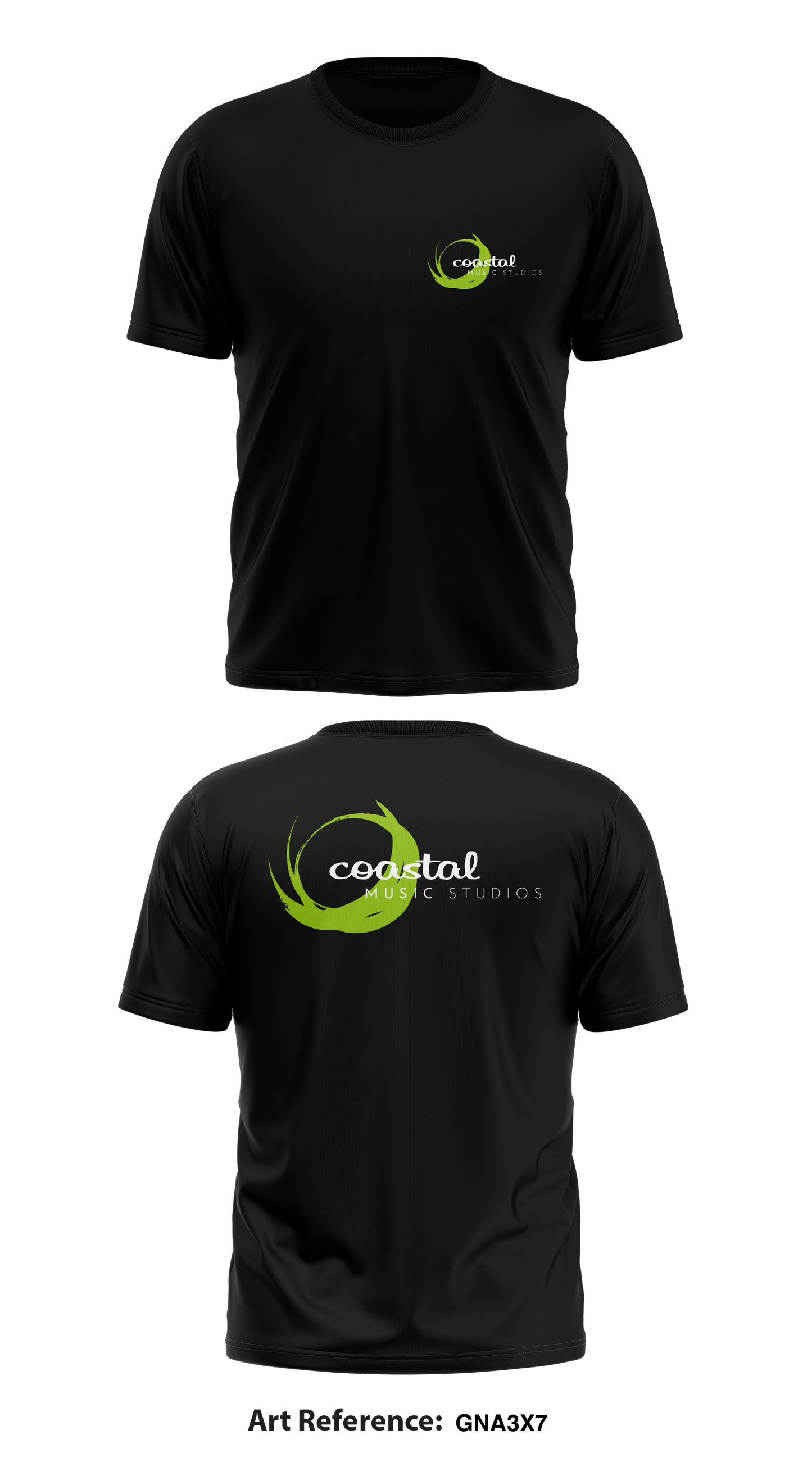 Coastal Music Studios Core Men's SS Performance Tee - gnA3X7