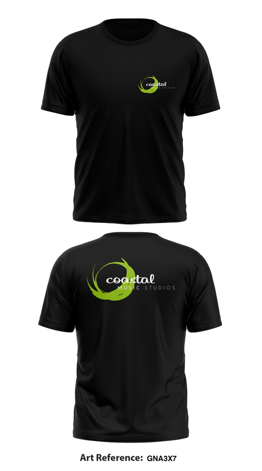 Coastal Music Studios Core Men's SS Performance Tee - gnA3X7