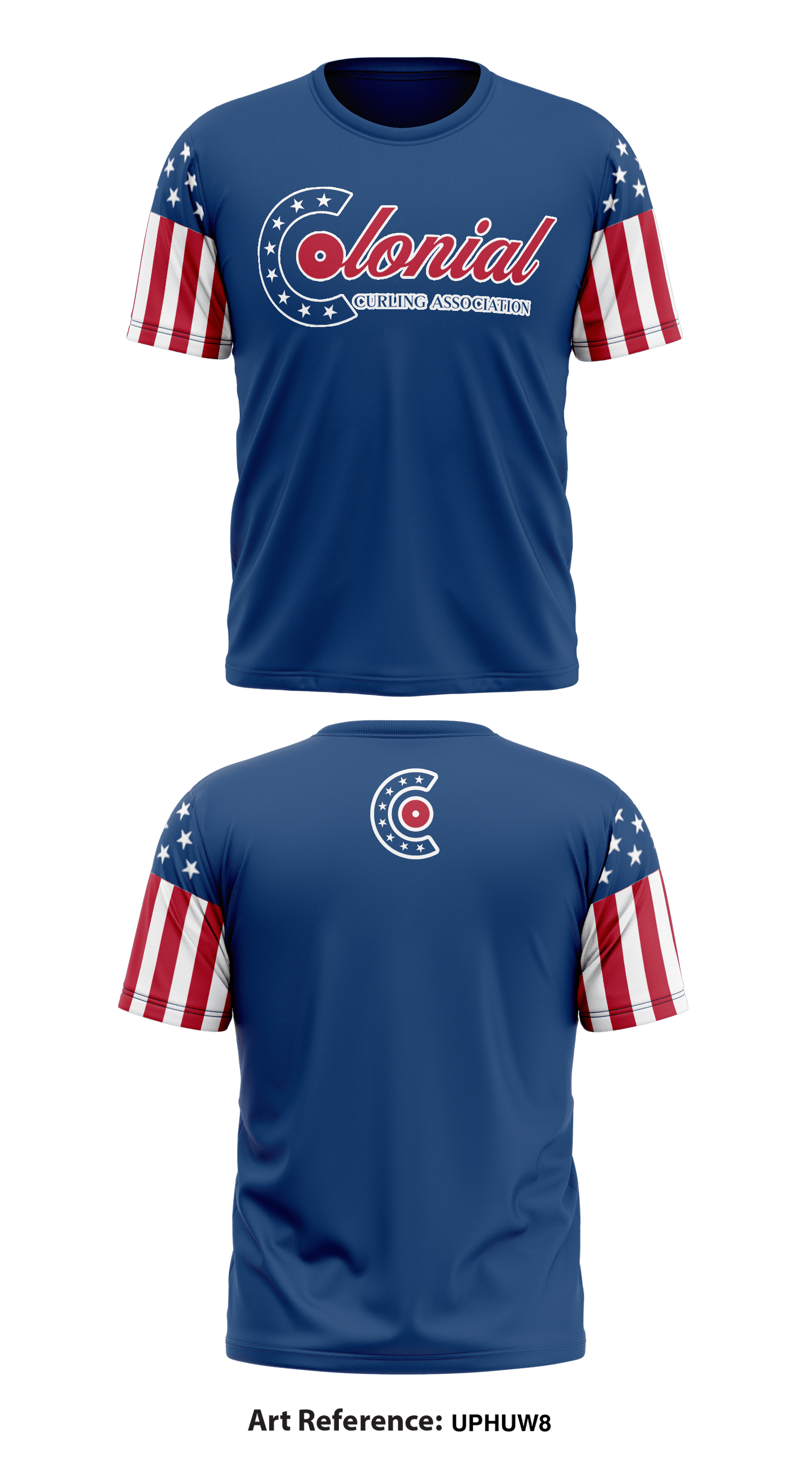 Colonial Curling Association Store 1 Core Men's SS Performance Tee - uPHUw8