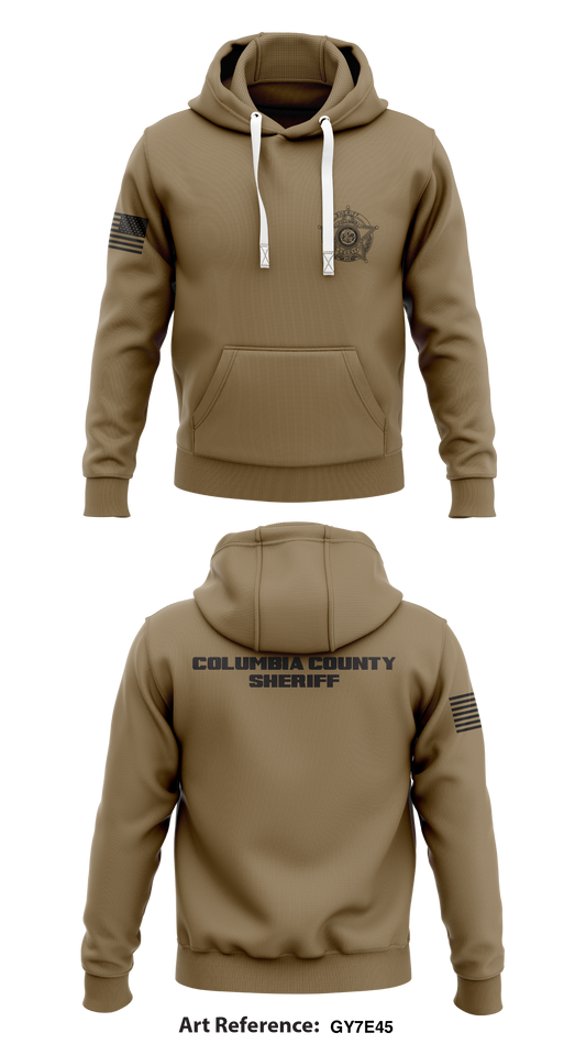 Columbia County Sheriff Store 1  Core Men's Hooded Performance Sweatshirt - gy7e45