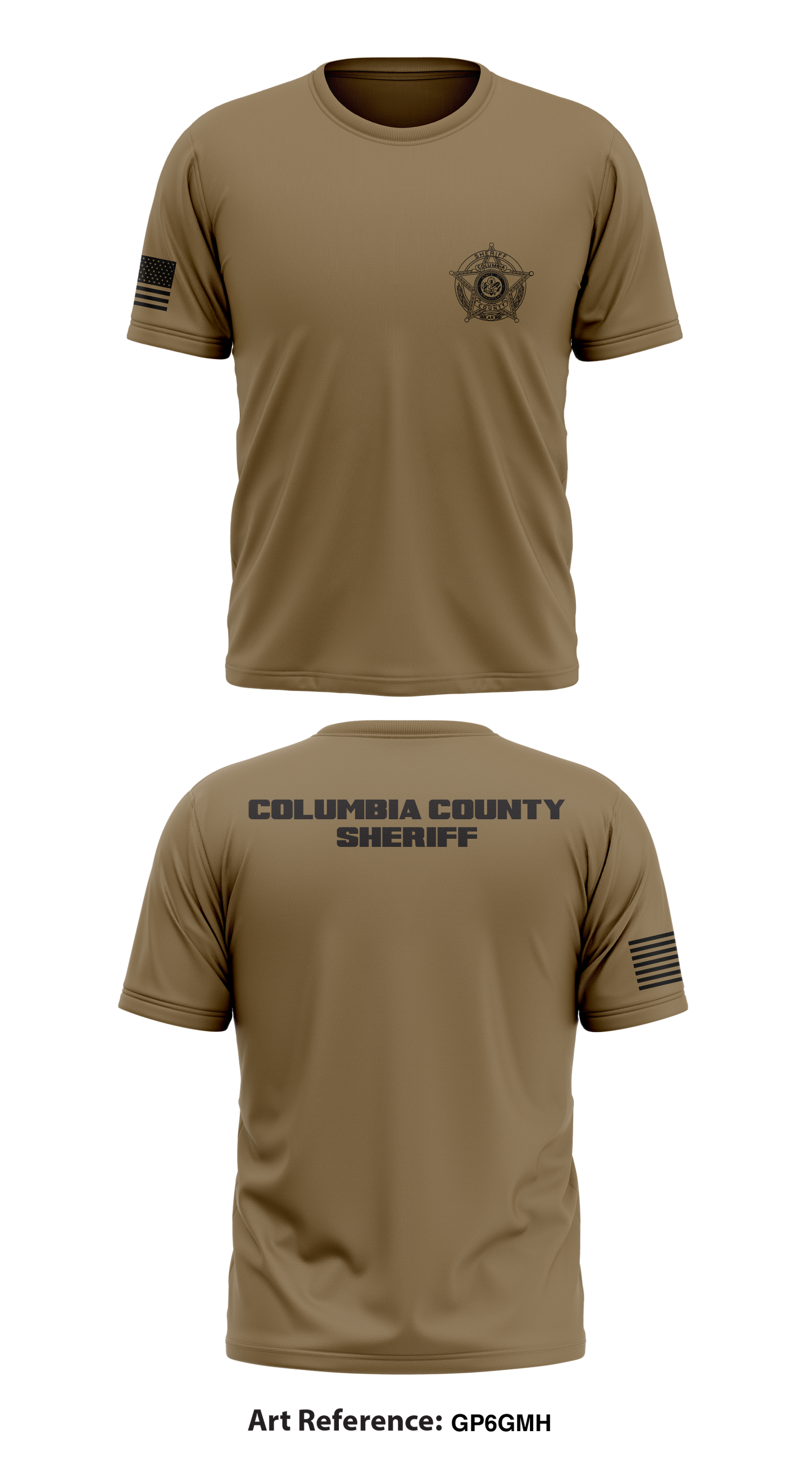 Columbia County Sheriff Store 1 Core Men's SS Performance Tee - GP6gmh