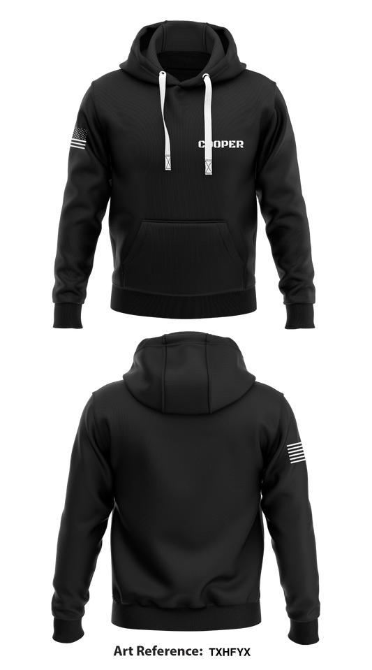 Cooper Store 1  Core Men's Hooded Performance Sweatshirt - TXhFYX