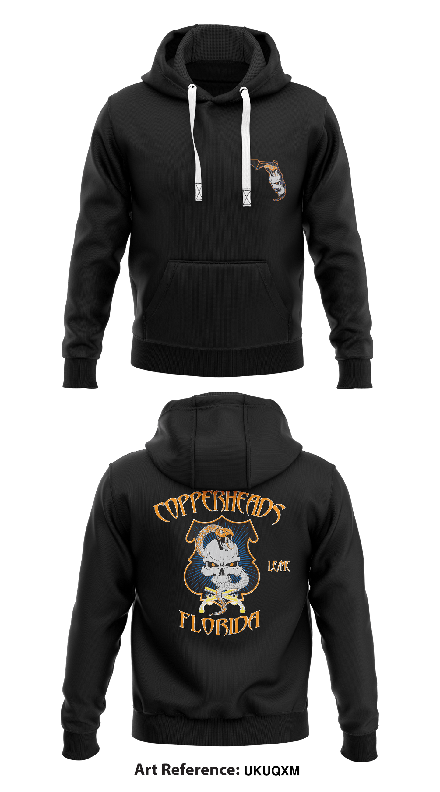 Copperheads Florida  Core Men's Hooded Performance Sweatshirt - UkUqxM