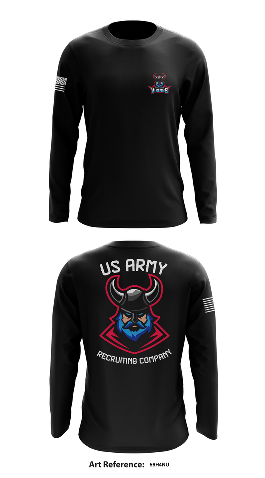 CORPUS CHRISTI US ARMY RECRUITING COMPANY Store 1 Core Men's LS Performance Tee - 56h4nU