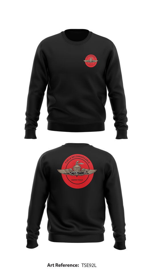 5th Force Recon Store 1 Core Men's Crewneck Performance Sweatshirt - 40136392092