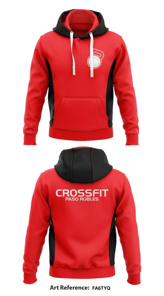CrossFit Paso Robles Store 1 Core Men's Hooded Performance Sweatshirt - fA6tYQ