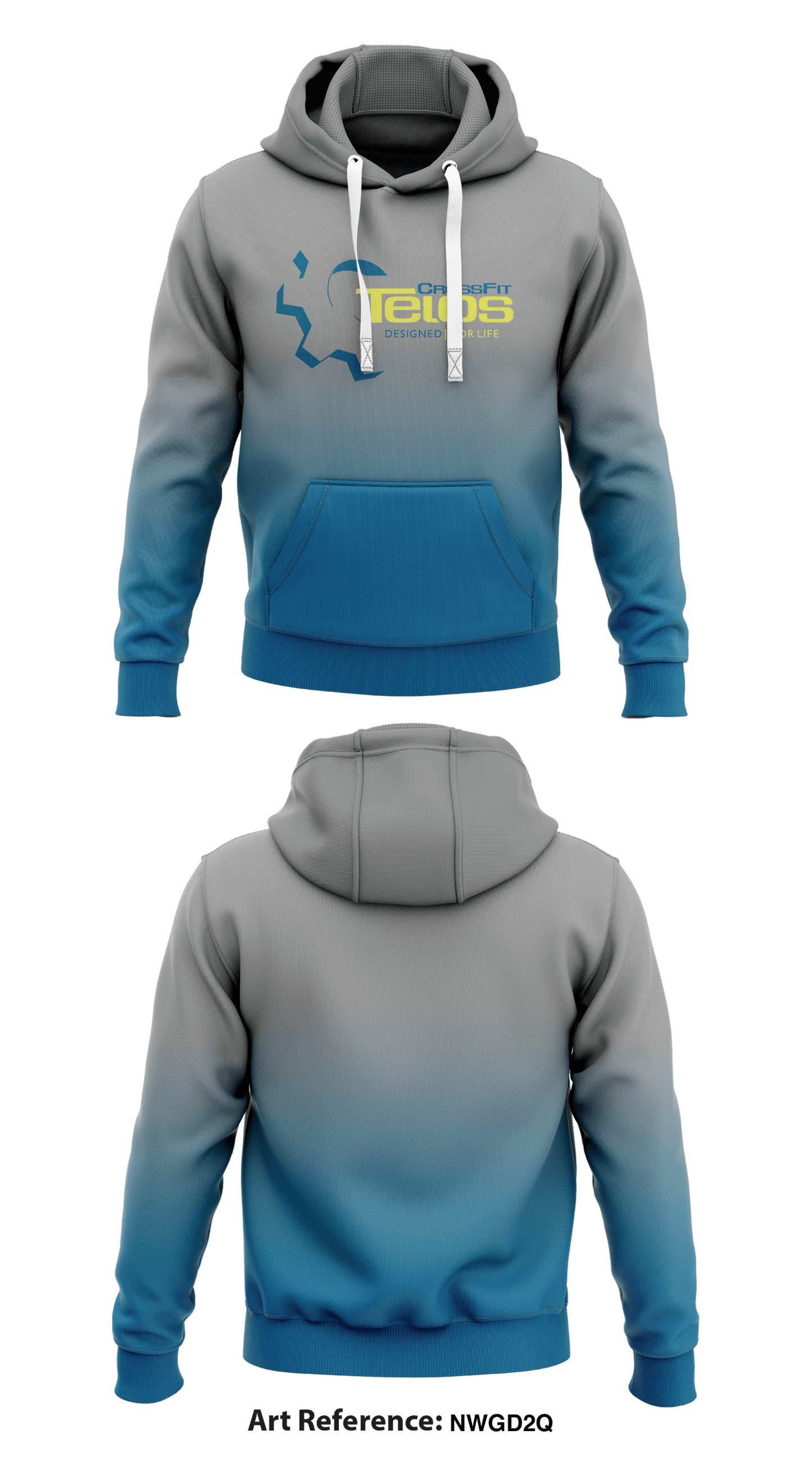 CrossFit Telos Store 1  Core Men's Hooded Performance Sweatshirt - nWgD2Q
