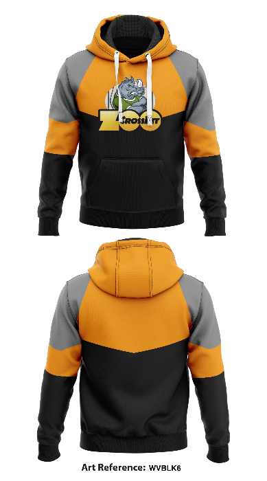Crossfit Zoo Core Men's Hooded Performance Sweatshirt - WvbLk6