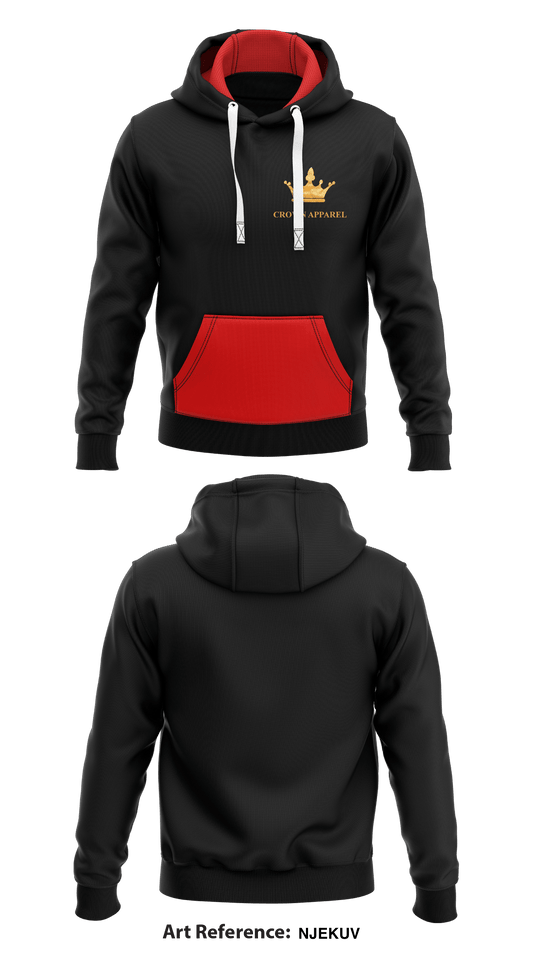 Crown Apparel Store 1 Core Men's Hooded Performance Sweatshirt - NjEKUV