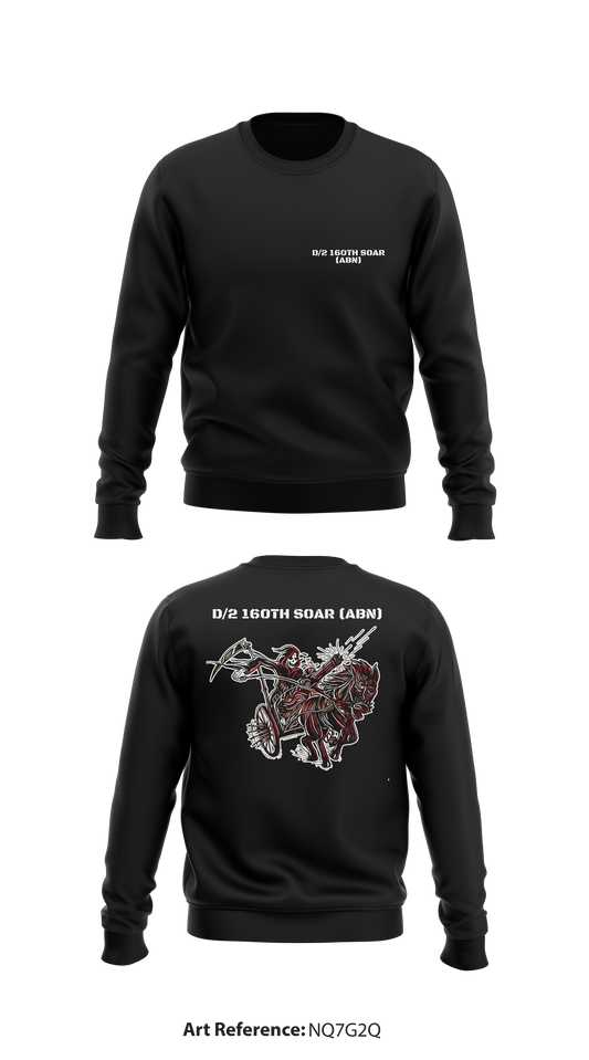 D/2 160th SOAR (Abn) Core Men's Crewneck Performance Sweatshirt - nQ7G2Q